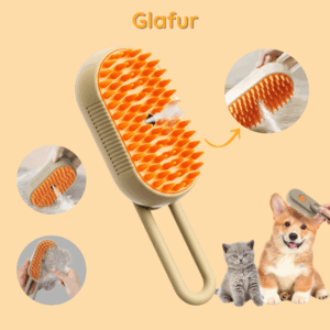Glafur - Elektryczna szczotka parowa 3w1 dla psów/kotów